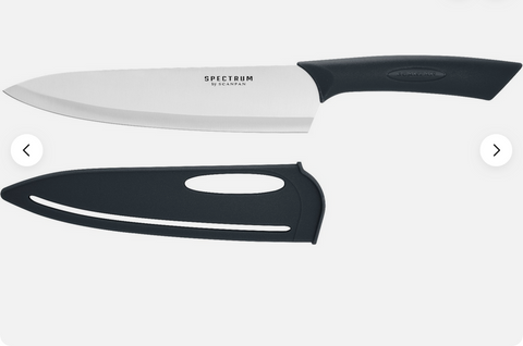 KNIFE - 20CM CHEF'S  KNIFE  - BLACK - SCANPAN SPECTRUM