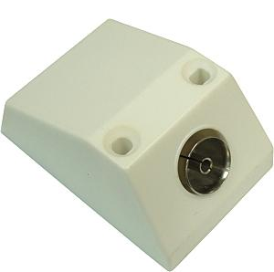 WALLPLATE - TV SKIRTING OUTLET - 750hm Pa