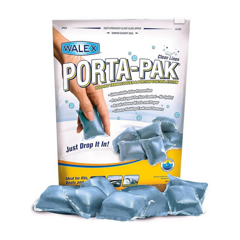 SACHETS -  TOILET CHEMICAL - CLEAN LINEN  - WALEX
