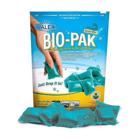 SACHETS -  TOILET CHEMICAL - OCEAN MIST  - WALEX