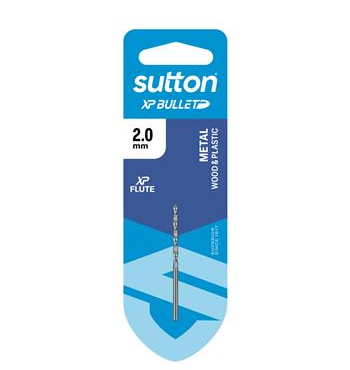 2.00mm DRILL BIT   -  HSS BRIGHT XP BULLET - SUTTON