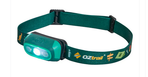 CHILDREN'S  - LUMOS TWINKLE 80 - GREEN  HEADLAMP -  80 LUMENS - USB RECHARGEABLE - OZTRAIL