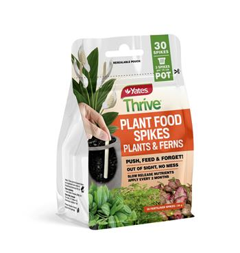 FERTILISER - PLANT FOOD SPIKES - 30 PK - YATES