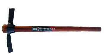 MATTOCK - CUTTER END MATTOCK - WOODEN HANDLE - SPEAR & JACKSON