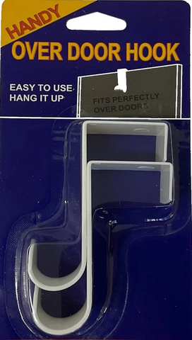 HOOKS - OVER DOOR - 2 PACK -   HANDY