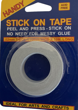 TISSUE TAPE -   0.2mm x 10mm x 10 METRES - HANDY