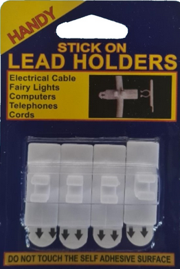 HOOKS - LEAD HOLDERS - LARGE 9mm   - 4 PACK - HANDY