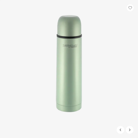 THERMOS - 1 Litre  THERMOCAFE' SLIM BOTTLE - PISTACHIO CREAM