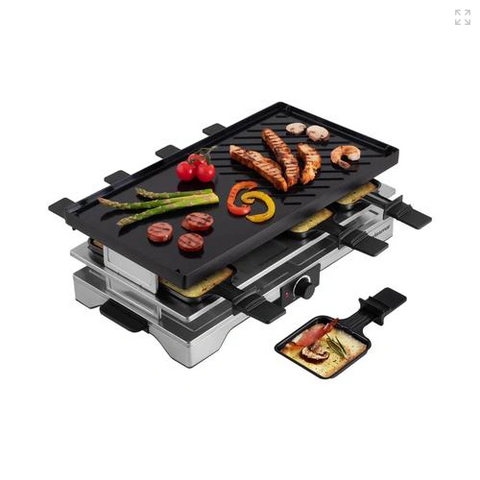 GRILL - ELECTRIC VERSO 8 PERSON INDOOR/OUTDOOR  RACLETTE GRILL  - SWISSMAR