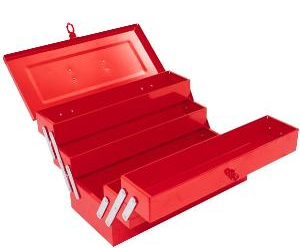 TOOLBOX - METAL CANTILEVER 5 TRAY - POWDER COATED - GEELONG