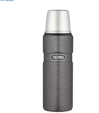 THERMOS - 470ML -  STAINLESS KING VACUUM INSULATED FLASK - HAMMERTONE