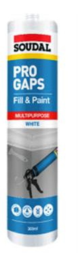 GAP FILLER - PRO GAPS FILL & PAINT - 300ml - SOUDAL
