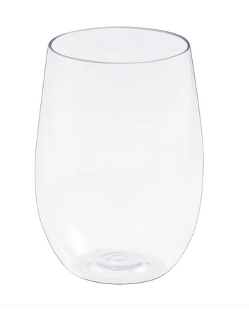 TRITAN  STEMLESS WHITE WINE GLASS -  450ML - 2 PACK