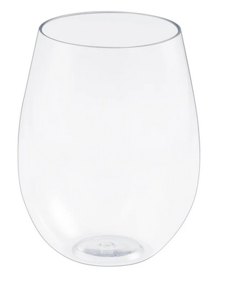 TRITAN  STEMLESS RED WINE GLASS -  620ML - 2 PACK