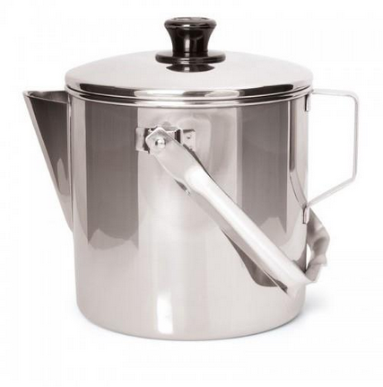 KETTLE - BILLY STYLE KETTLE - 2 LITRE - STAINLESS STEEL - ZEBRA