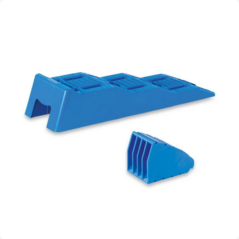 CARAVAN WHEEL LEVELLER & CHOCK  -  COMPANION
