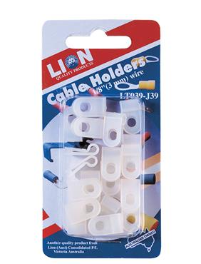 TERMINAL  CABLE HOLDERS - 20 PACK - LION