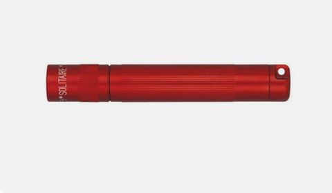 MAGLITE TORCH - INCANDESCENT SOLITAIRE - RED