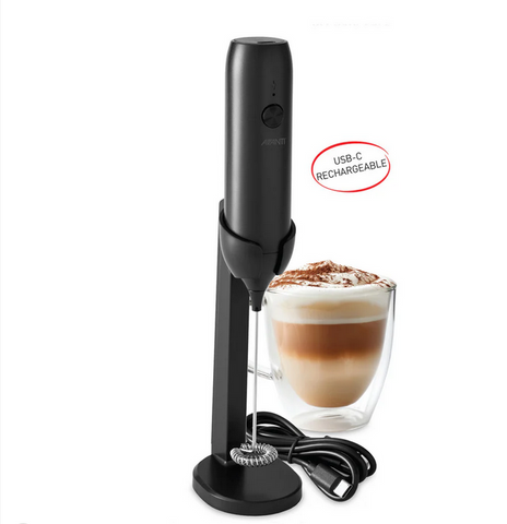 MILK FROTHER - RECHARGEABLE - WITH STAND  - AVANTI