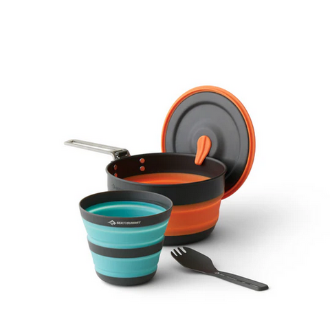 ONE POT COLLAPSIBLE COOK SET   - 1L - 3 PIECE MULTI -  FRONTIER UL - SEA TO SUMMIT