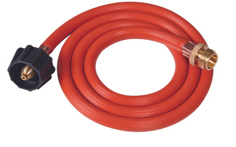 GAS HOSE - 1500mm LCC27 REG to BOM - BRAID HOSE - COMPANION