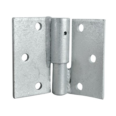 GATE HINGE - DOUBLE BUTT HINGE   - RIGHT HAND 16mm PIN - ZP - HEAVY DUTY