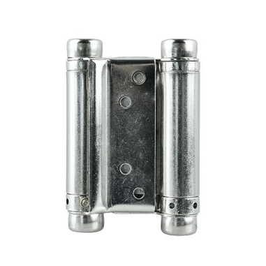 HINGE - SPRING HINGES - HEAVY DUTY DOUBLE ACTION  -  70mm x 32mm -  NP  -  Pk2
