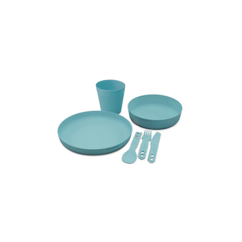 PASSAGE DINNERWARE SET - 6 PIECE - LIGHT BLUE  - SEA TO SUMMIT