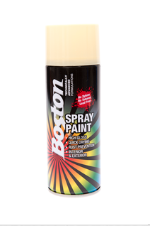 SPRAY PAINT - GLOSS CREAM AEROSOL - 250G - BOSTON