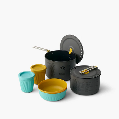 COOK POT SET - TWO POT  - 2L & 3L  - 6 PIECE - FRONTIER UL - MULTI - SEA TO SUMMIT