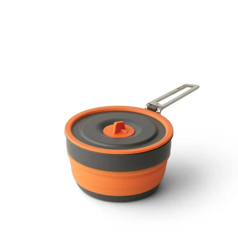 COOK POT  - COLLAPSIBLE  - 1L  - ORANGE  - FRONTIER UL - SEA TO SUMMIT