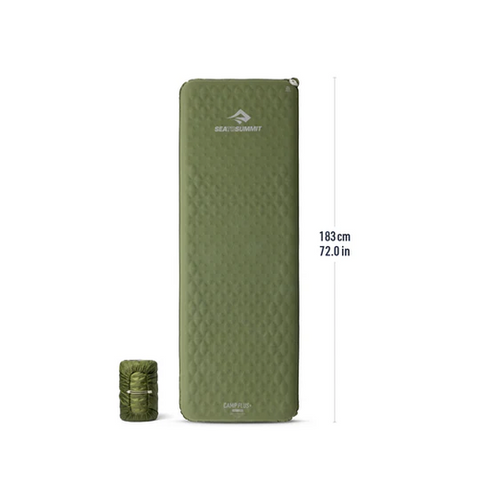 CAMP PLUS SELF INFLATING MAT - LARGE - GREEN -  SEA TO SUMMIT