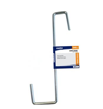 HOOK SHED -  SQUARE - 24cm - ZINC PLATED
