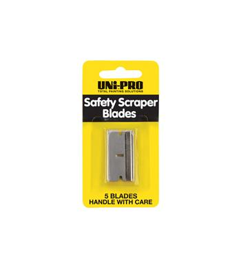SCRAPER BLADES - 5 PIECE - SAFETY - UNI-PRO