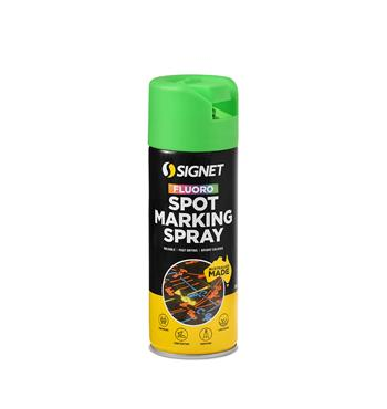 SPOT MARKING SPRAY PAINT -  FLURO GREEN -  350G SIGNET
