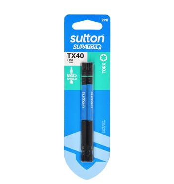 DRIVER BIT - TX40 x 100mm - SUPATORQ - 2 PK - SUTTON