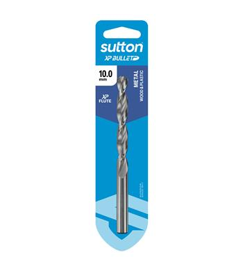 10mm DRILL BIT - SUTTON  -  METRIC   HSS BRIGHT XP BULLET
