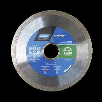 BLADE - DIAMOND CONTINUOUS RIM - 105mm x 1.6 x 7 20/16mm - NORTON