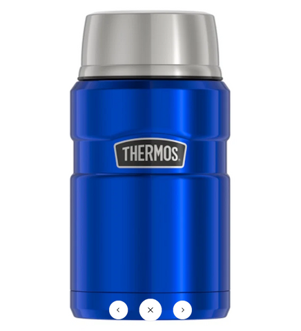 THERMOS - 710ml -  ROYAL BLUE  VACUUM FOOD JAR