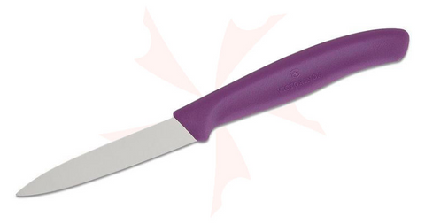 KNIFE - TOMATO 8CM  POINTED - PURPLE - VICTORINOX