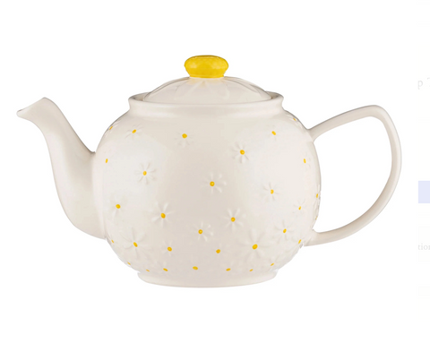 TEAPOT  - DAISY  - 1.1 LITRE - PRICE & KENSINGTON