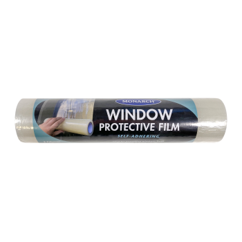 FILM - PROTECTIVE FILM - WINDOW - 270mm x 30 Metres - MONARCH - SELF ADHESIVE