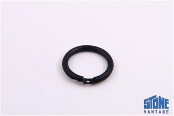 CURTAIN RING - SPLIT - BLACK - PKT OF 10