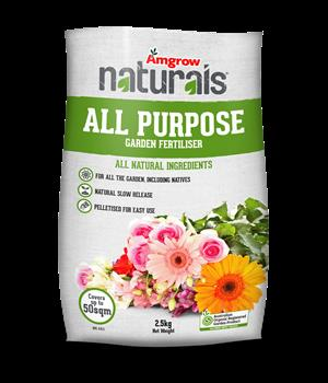 FERTILISER - ALL PURPOSE NATURALS - 2.5KG - AMGROW - CERTIFIED ORGANIC