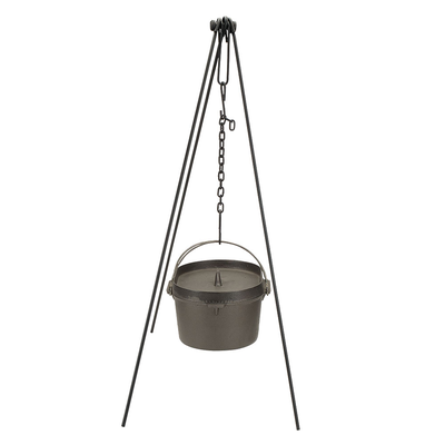 TRIPOD - STEEL - WITH CHAIN - 1 metre - CAMPFIRE