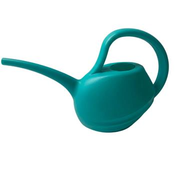 WATERING CAN - PLASTIC - 1.5l BLUE - GREEN LEAF