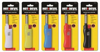 GAS LIGHTER -  REFILLABLE -  MICRO - HOT DEVIL