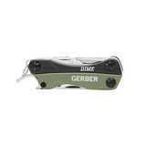 GERBER MULTI - TOOL S26 - "DIME" - 12 TOOL MULTI-PLIER - GREEN