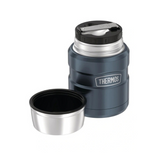 THERMOS - 470ml -  STAINLESS STEEL KING VACUUM FOOD JAR - SLATE - WITH SPOON