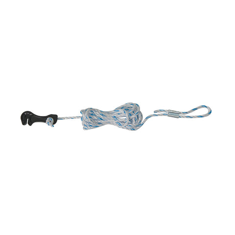 GUY ROPE -  SINGLE WITH PLASTIC SLIDER - 4mm - 4 PACK